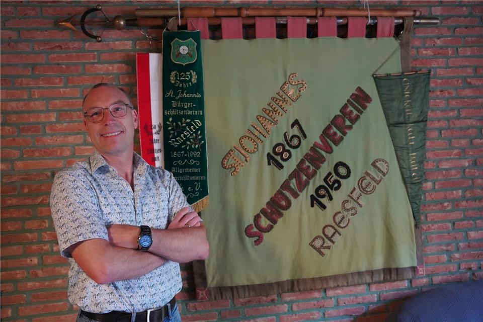 Werner Vorholt möchte als Präsident des Bürgerschützenvereins Raesfeld auch jüngere Leute für die Tradition gewinnen.