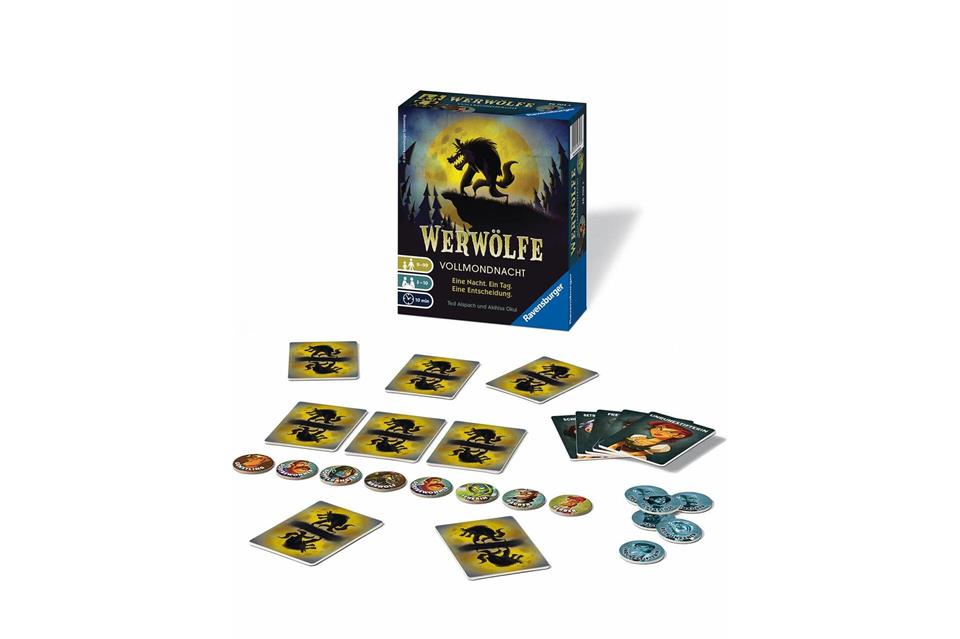 „Werwölfe: Vollmondnacht“ ist für 3 bis 10 Spielende konzipiert. Revensburger/dpa-tmn