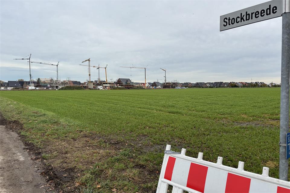 Westlich der Straße Stockbreede könnte in Zukunft auf den bisher landwirtschaftlichen Flächen neues Bauland ausgewiesen werden.