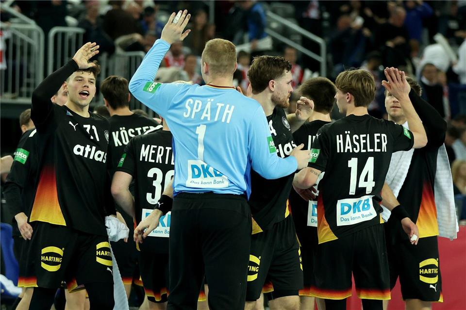 Wichtig für die Emotionen auf dem Parkett: Torhüter David Späth. Goran Stanzl/PIXSELL/dpa