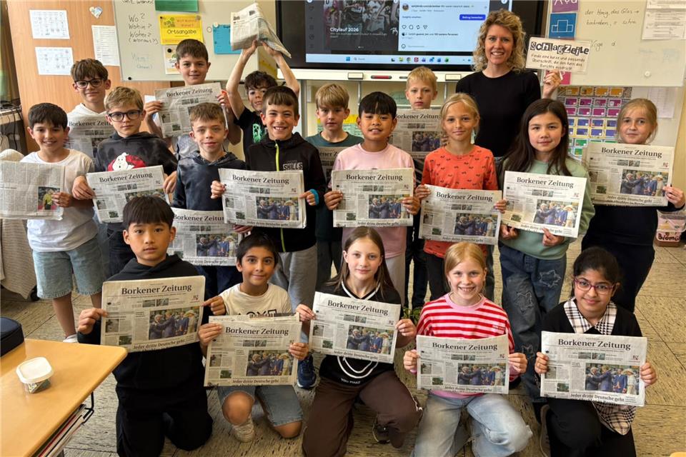 Wie kommt ein Reporter eigentlich an die Infos für seine Geschichte? Diese Frage interessierte die Viertklässler der Johann-Walling-Grundschule beim Besuch der Redaktion sehr.