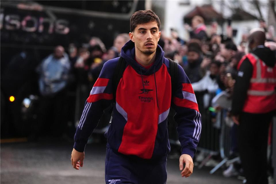 Wie lange Kai Havertz dem FC Arsenal fehlen wird, ist noch nicht klar.Adam Davy/PA Wire/dpa