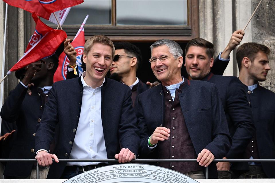 Wie sein Vorgänger feierte auch Krause mit dem FC Bayern. (Archivbild)Sven Hoppe/dpa