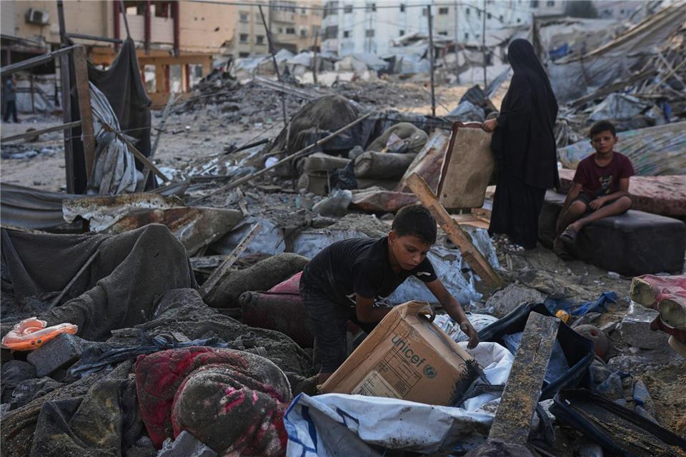 Wie sieht der Plan für die Zukunft des Gazastreifens aus?Jehad Alshrafi/AP/dpa