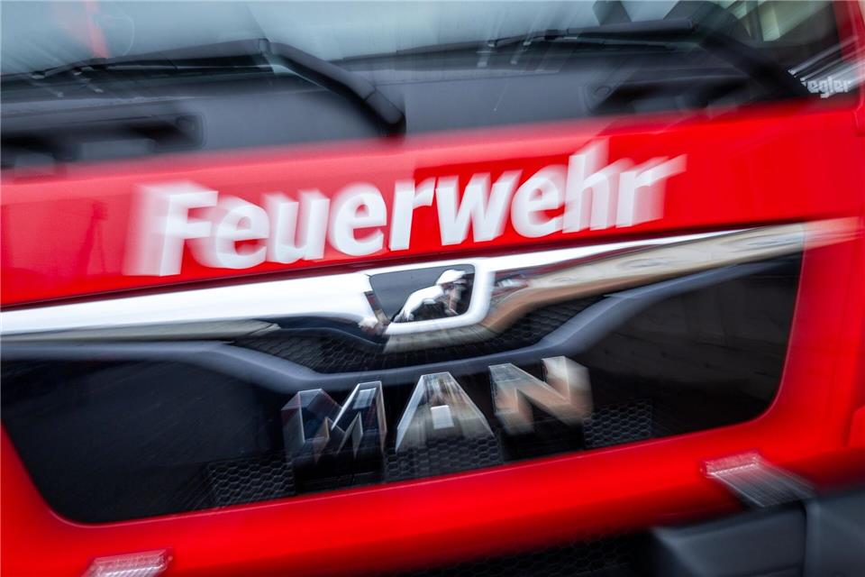 Wieder brennt es im Wald in Rheinland-Pfalz, die Feuerwehr rückt zu einem Großeinsatz aus. (Symbolbild)Jens Büttner/dpa