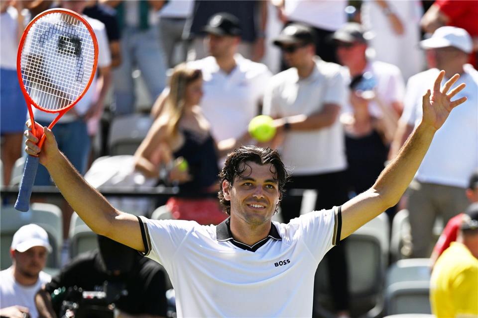 Wieder im Finale: Taylor Fritz.Marijan Murat/dpa