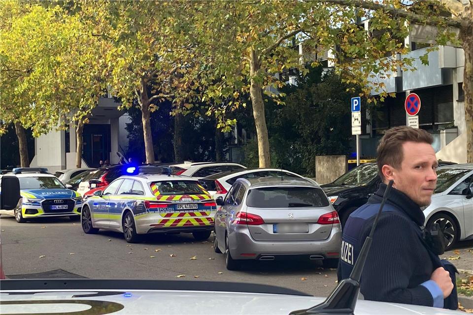 Wieder kam es - wie hier 2025 - zu einem Polizeieinsatz in der Schule. (Archivbild)Wolfgang Jung/dpa