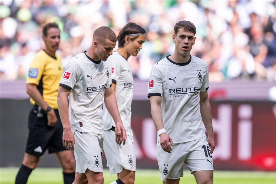 Wieder kein einstelliger Tabellenplatz für Gladbach.David Inderlied/dpa