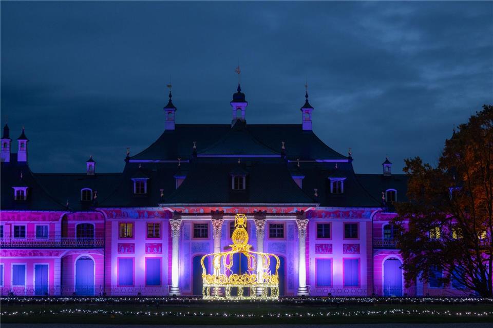 Wieder zwei Christmas Garden in Sachsen: in Dresden und Leipzig. (Archivbild)Robert Michael/dpa/dpa-tmn
