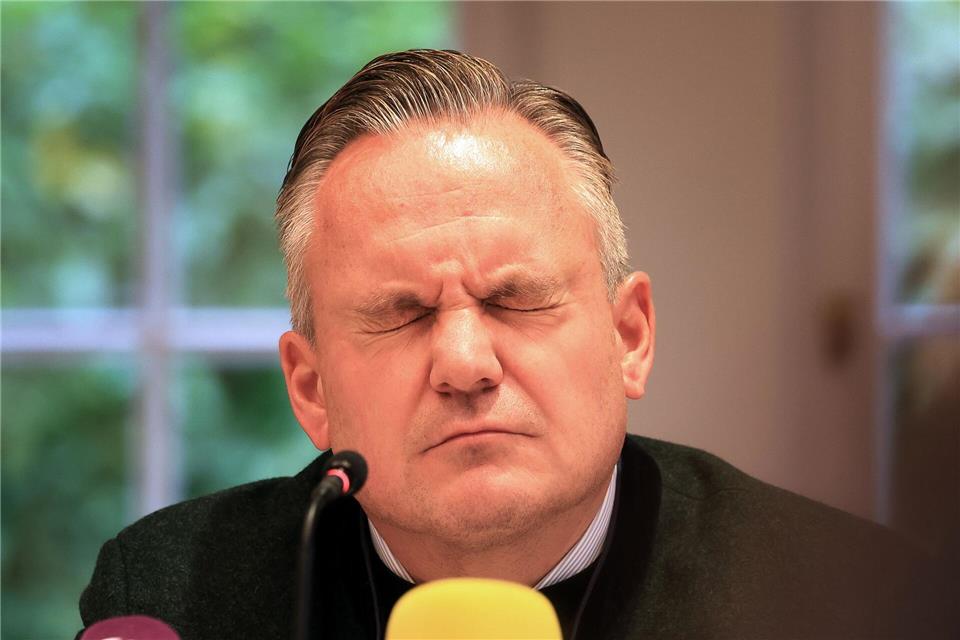 Wiesn-Chef Scharpf äußerte sein Bedauern.Karl-Josef Hildenbrand/dpa