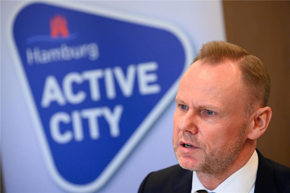 Will Olympische Spiele nach Hamburg holen: Hamburgs Sport- und Innensenator Andy Grote (SPD)Jonas Walzberg/dpa