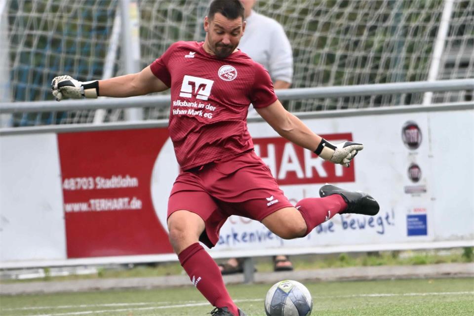 Will am Mittwochabend gegen seinen Ex-Klub seinen Kasten sauber halten: Rekens Benjamin Baschek.