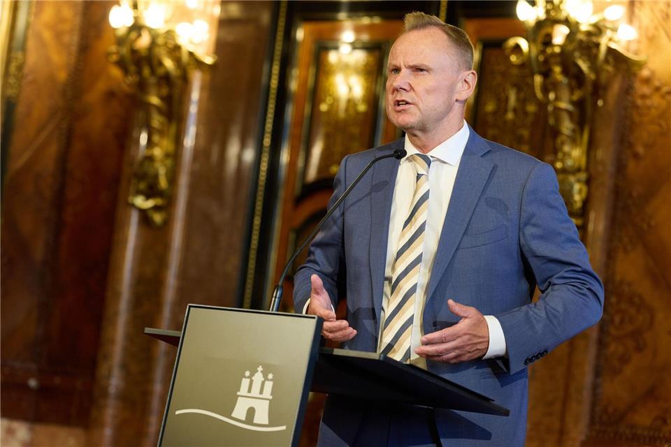 Will am neuen Stadion trotz des Olympia-Nein festhalten: Hamburgs Innensenator Andy Grote (SPD).  Georg Wendt/dpa