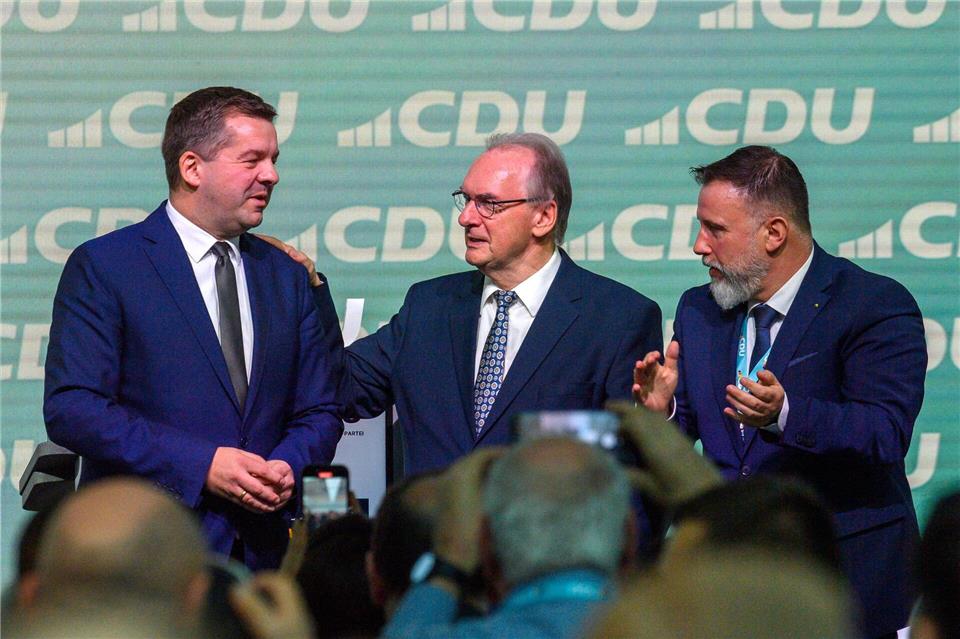 Will im nächsten Jahr der Nachfolger von Ministerpräsident Reiner Haseloff (CDU) werden: CDU-Landeschef Sven Schulze.Klaus-Dietmar Gabbert/dpa