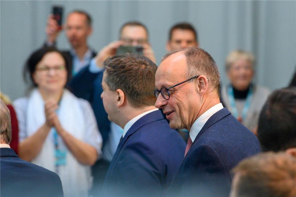 Will mit der SPD über Rentenreformen sprechen: Bundeskanzler Friedrich Merz (CDU).Klaus-Dietmar Gabbert/dpa