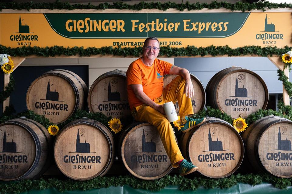 Will so schnell wie möglich auf die Wiesn: Brauereichef Steffen Marx. (Archivbild)Lukas Barth/dpa