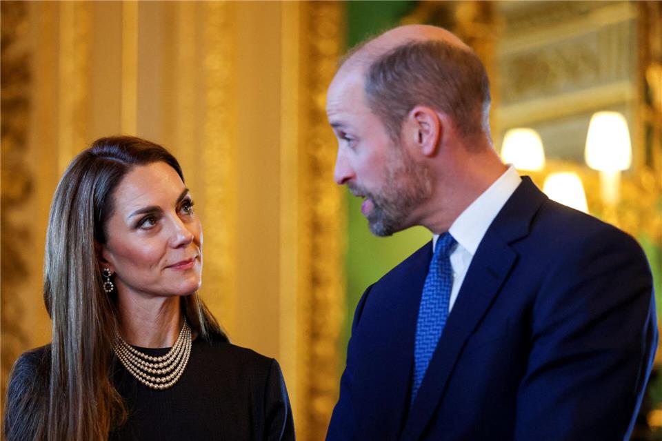 William und Kate äußerten sich erstmals zu Epstein. (Archivbild)Hannah Mckay/PA Wire/dpa