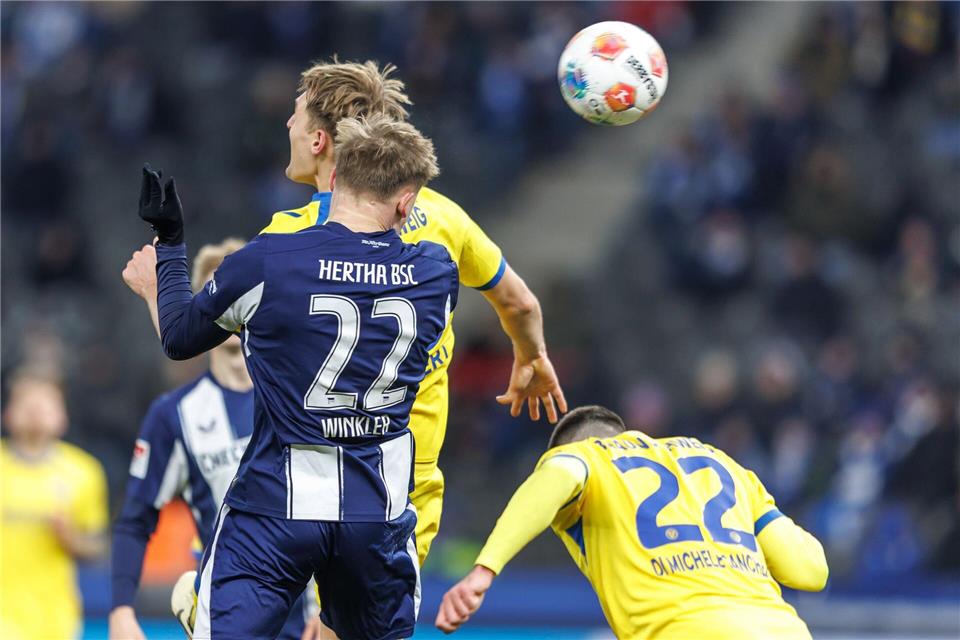 Winkler gelang das Tor des Abends.Andreas Gora/dpa