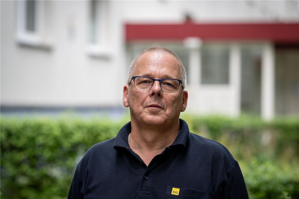 „Wir haben alles vor der Tür“, sagt Michael aus Hellersdorf.Soeren Stache/dpa