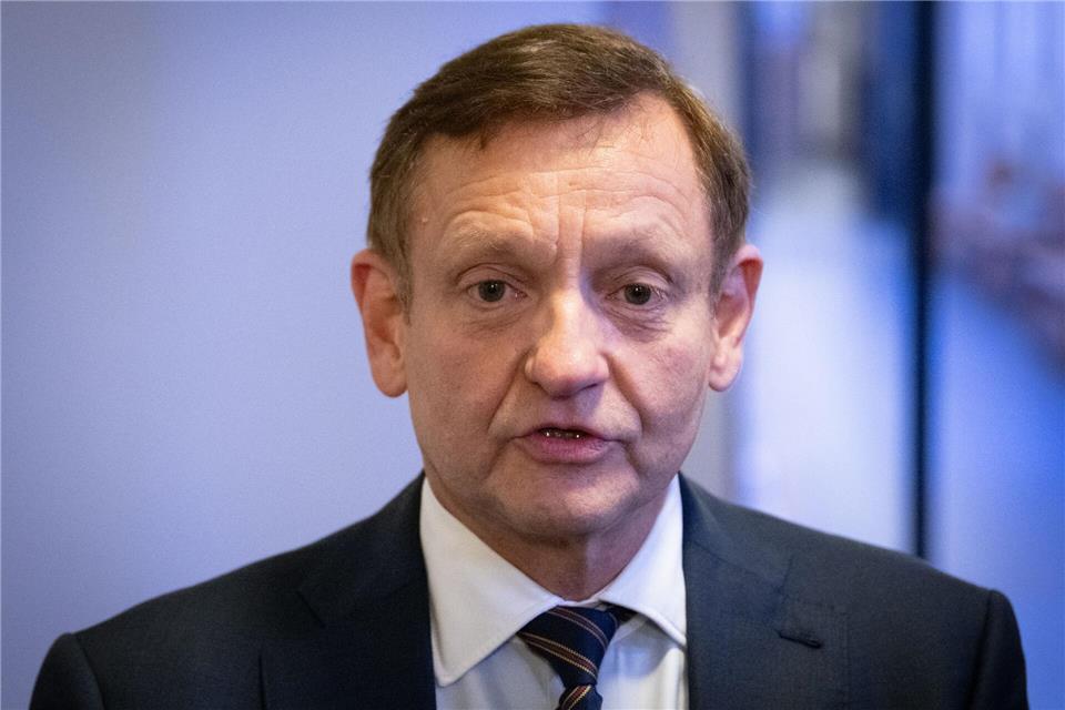 „Wir haben eine Mediation angeboten“, sagte Kay Gottschalk, stellvertretender Bundessprecher und Bundestagsabgeordneter, vor der mündlichen Verhandlung über eine Räumungsklage vor dem Landgericht Berlin.Soeren Stache/dpa