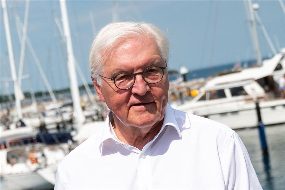 „Wir müssen zeigen, was uns verbindet - und die Kieler Woche leistet einen Beitrag dazu.“, sagte Bundespräsident Frank-Walter Steinmeier.Daniel Bockwoldt/dpa