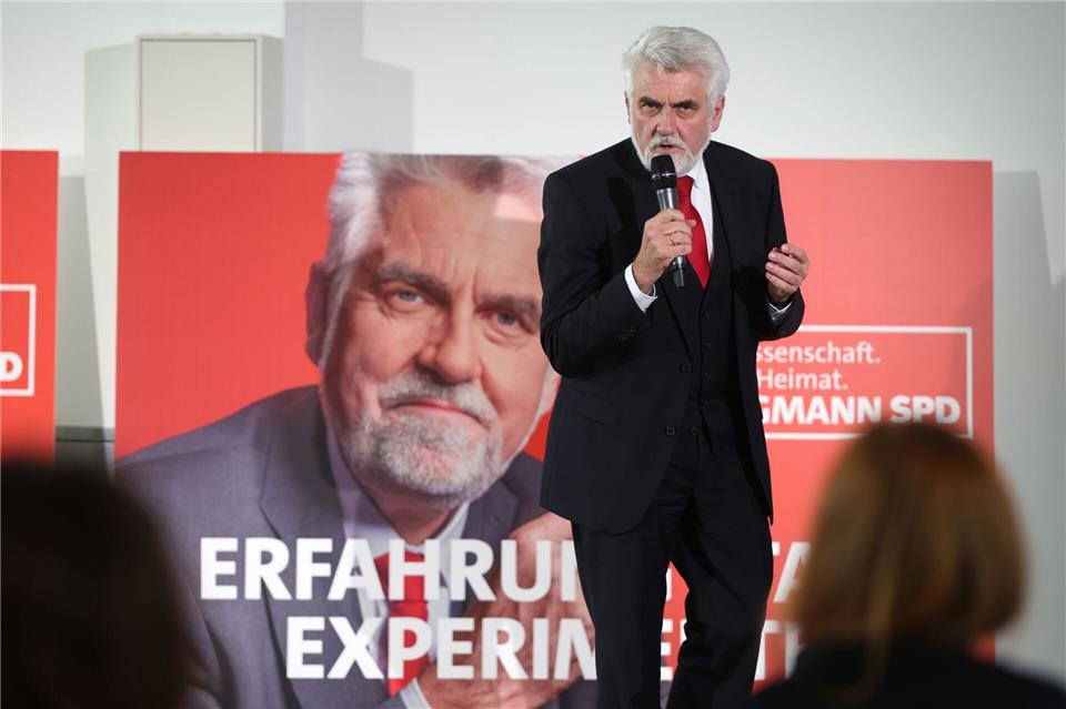 „Wir sind der Garant gegen rechts“, sagte SPD-Spitzenkandidat Armin Willingmann.Matthias Bein/dpa