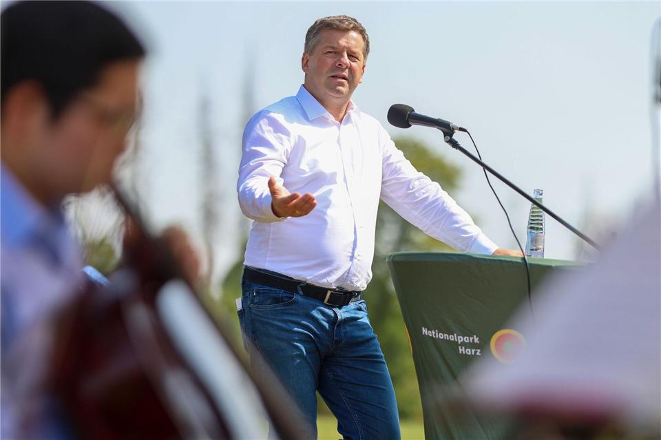 „Wir werden nach der Landtagswahl nicht mit der AfD koalieren oder zusammenarbeiten“, sagt Sachsen-Anhalts CDU-Landeschef Sven Schulze. (Archivbild)Matthias Bein/dpa