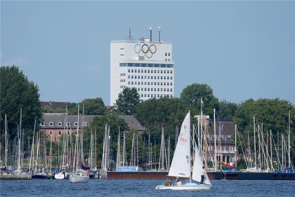 Wird Kiel ein drittes Mal Austragungsort olympischer Segelwettbewerbe? (Archivbild)Marcus Brandt/dpa