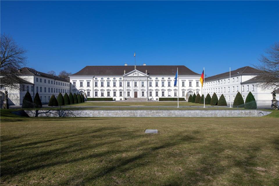 Wird auch abgesperrt: Schloss Bellevue. (Archivbild)Soeren Stache/dpa/ZB
