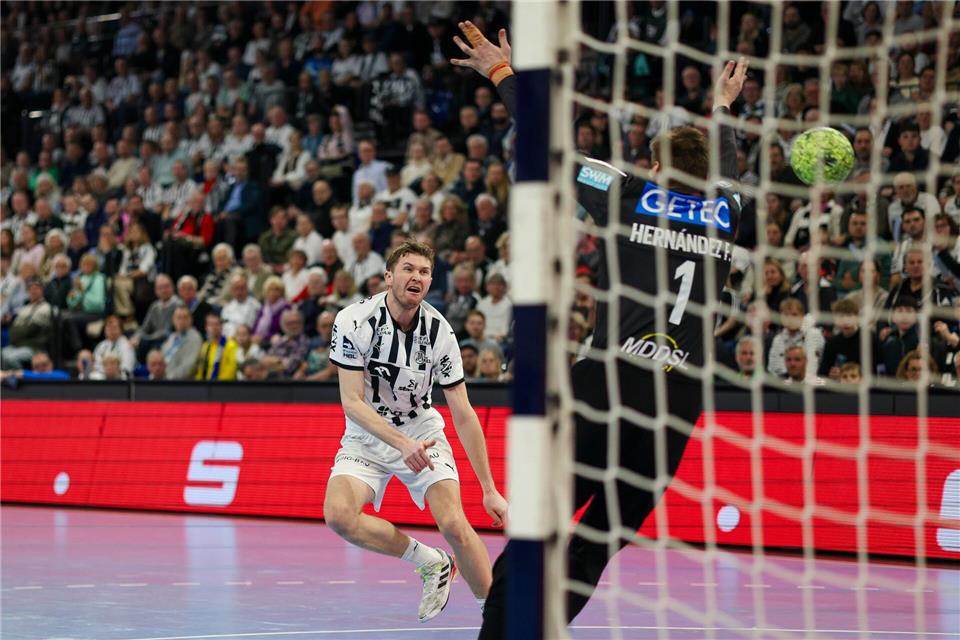 Wird den THW Kiel im Sommer verlassen: Handballer Magnus Landin. (Archivbild)Frank Molter/dpa