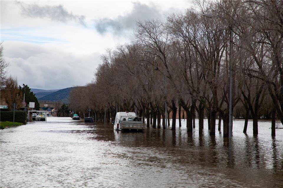 Wissenschaftler des Potsdam-Instituts für Klimafolgenforschung (PIK) haben Überschwemmungen in Europa, wie hier in Spanien, untersucht. (Archivbild)Rafael Bastante/EUROPA PRESS/dpa