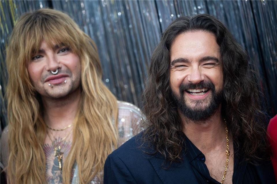 Wollen im Dezember „Wetten, dass..?“ moderiern: Bill (links) und Tom Kaulitz. (Archivbild) Sebastian Gollnow/dpa
