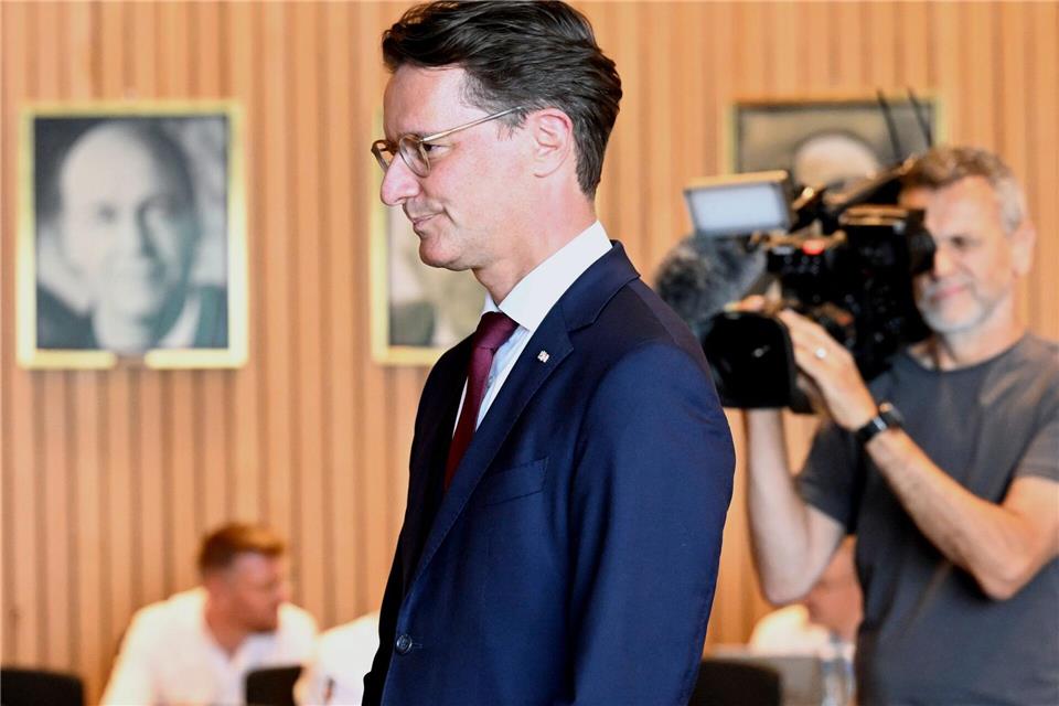 Wüst im Zeugenstand.Roberto Pfeil/dpa