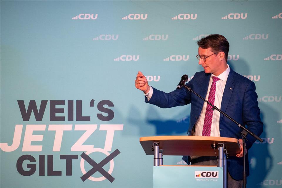 Wüst meint, Rheinland-Pfalz hat einen Regierungswechsel „verdient“Harald Tittel/dpa