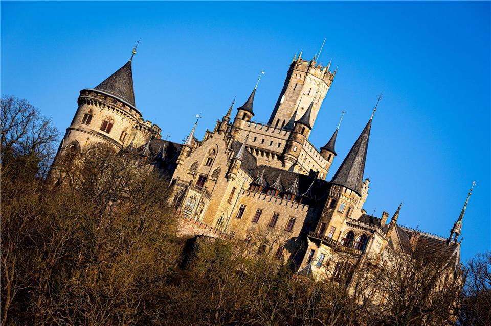 Wurde förmlich überrannt: Schloss Marienburg südlich von Hannover. Moritz Frankenberg/dpa