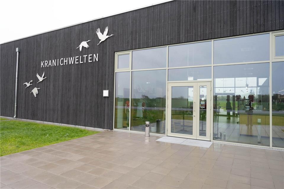 Wurde im September eröffnet: das Kranichzentrum „Kranichwelten“.Stefan Sauer/dpa