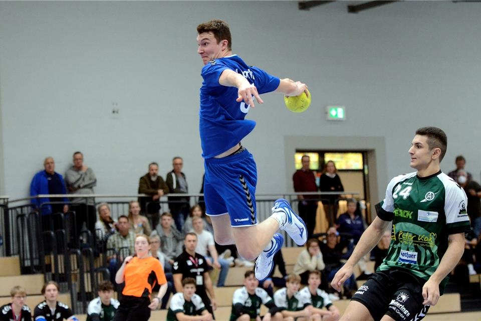 Wurfgewaltiges Phänomen: Ehe Tim Waschkowski in die Oberliga nach Hombruch wechselte, war er beim TV Borken mit seinen 202 Saisontoren ein Garant für den Verbandsliga-Klassenerhalt.