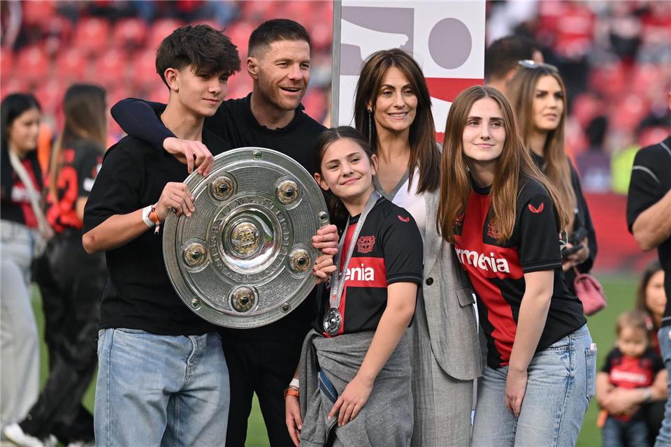 Xabi Alonso und seine Familie haben sich in Leverkusen sehr wohlgefühlt.Marius Becker/dpa