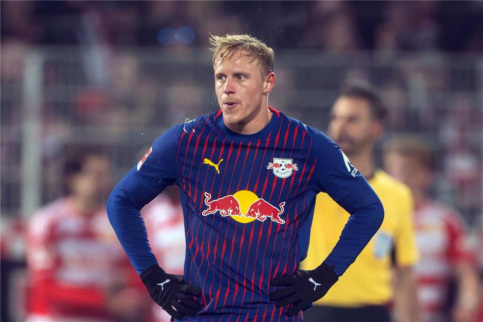 Xaver Schlagers Vertrag bei RB Leipzig läuft im Sommer aus. (Archivbild)Soeren Stache/dpa