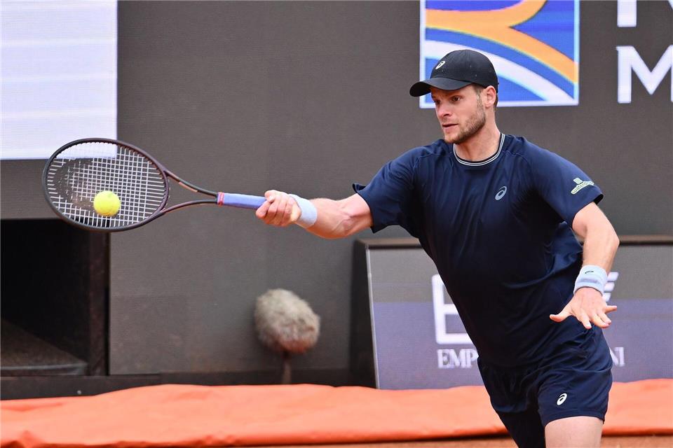 Yannick Hanfmann steht beim Tennis-Turnier in Hamburg im Achtelfinale. (Archivbild)Domenico Cippitelli/LiveMedia-IPA/ZUMA Press Wire/dpa