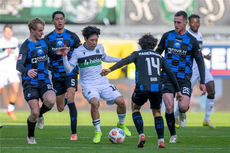 Yokota beschäftigte die SCP-Defensive. David Inderlied/dpa