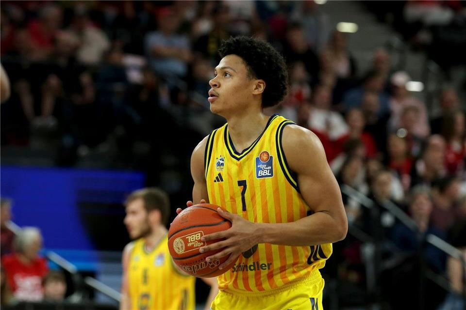 Youngster Jack Kayil hat die NBA fest im Visier (Archivbild)Matthias Stickel/dpa