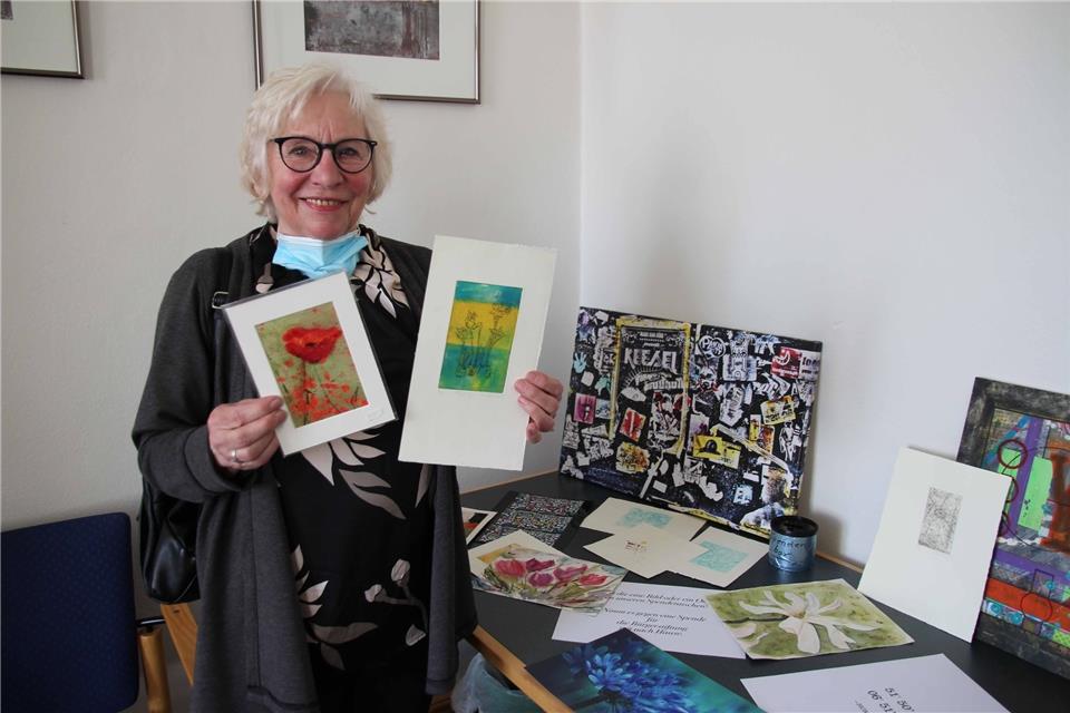 Yune Irmgard Teroerde zeigte ihre und die Arbeiten von Marion Vrenegor.