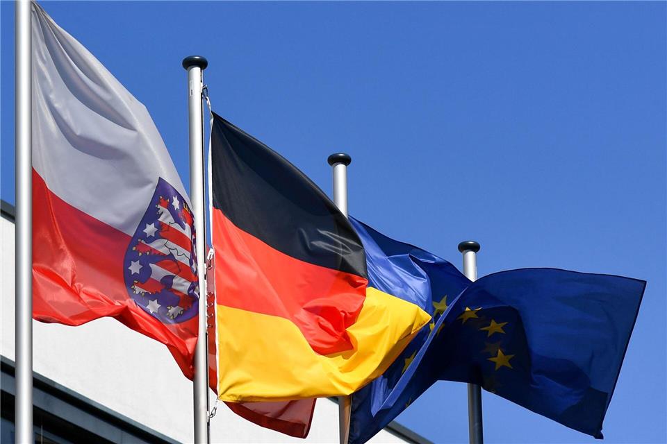 Zehn Jahre nach „Wir schaffen das“, dem berühmtesten Satz der damaligen Bundeskanzlerin Angela Merkel (CDU), blicken Thüringer Landespolitiker ganz unterschiedlich zurück. (Symbolbild)Jens Kalaene/dpa-Zentralbild/dpa