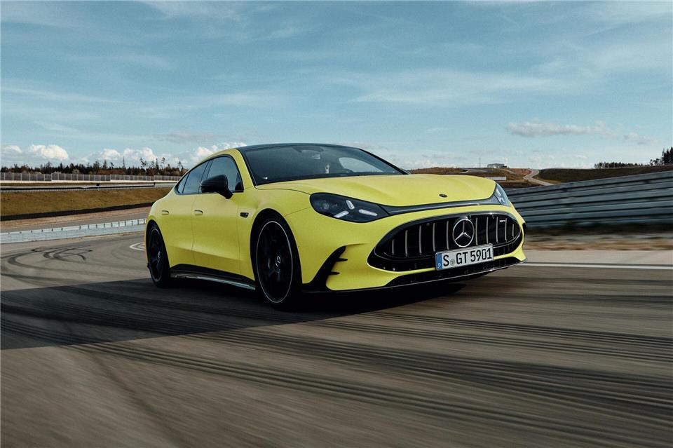 Zehn Minuten laden, dann weiterfahren: AMG verspricht dank 800-Volt-Technik und bis zu 600 kW Ladeleistung mehr als 460 Kilometer Reichweite nach so einer kurzen Pause.-/Mercedes-Benz AG/dpa-tmn