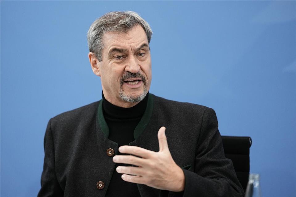 Zeigt sich zufrieden: CSU-Chef Söder.Michael Kappeler/dpa