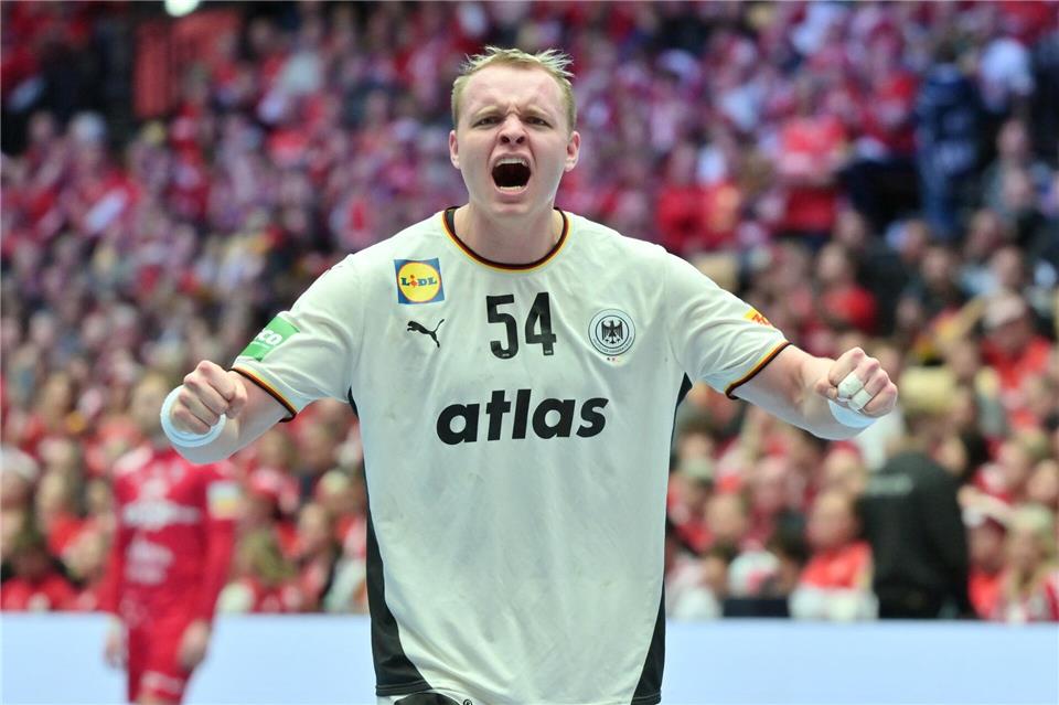 Zeigte beim Sieg gegen Kroatien eine ganz starke Leistung: Justus Fischer.Sina Schuldt/dpa