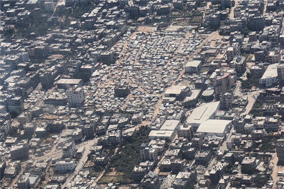 Zeltlager in der Stadt Gaza. (Archivbild)Raad Adayleh/AP/dpa