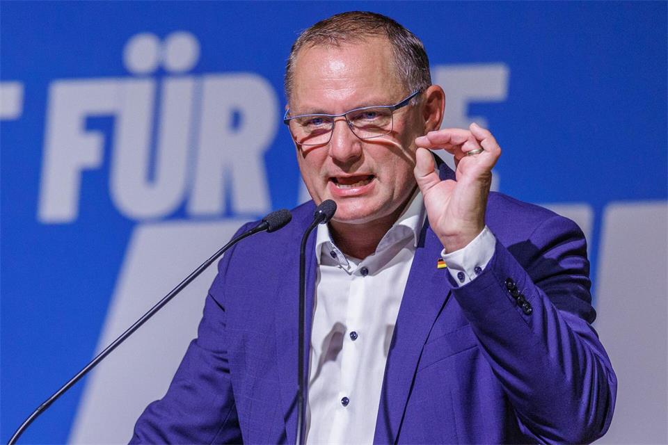 Zentralrat der Sinti und Roma zeigt den AfD-Chef an. (Archivbild)Jens Büttner/dpa