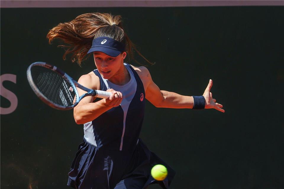 Zeynep Sönmez bei einem Match bei den French Open. (Archivbild)Frank Molter/dpa